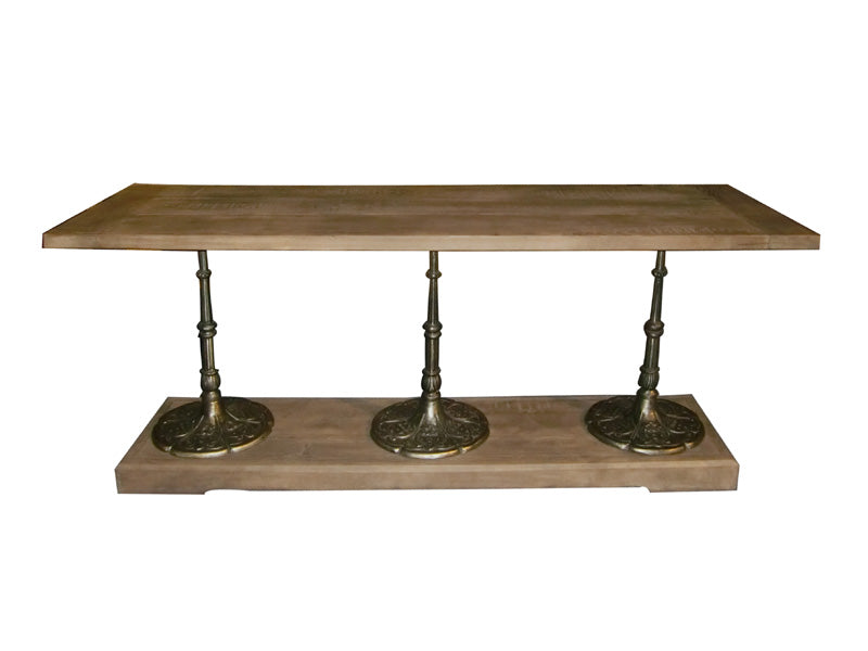 Industrial Rectangular Dining Table